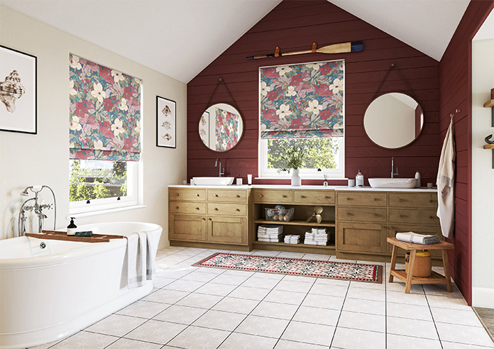 Maisie, Cherry - Roman Blind - Image 6